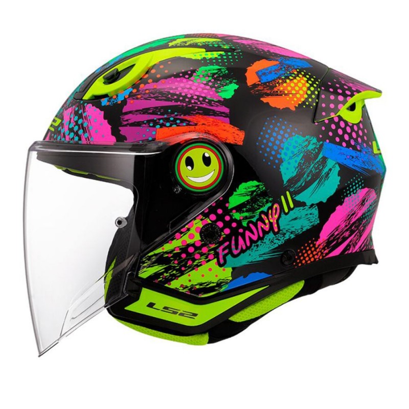 Casco LS2 OF622 Infantil Funny II Joy Negro