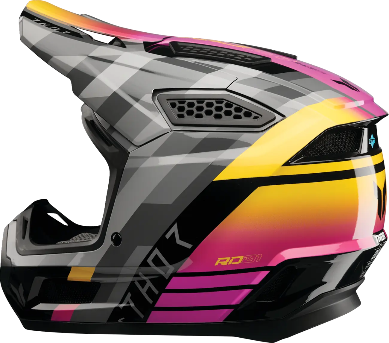 Casco THOR Fleet Camber Negro Gris