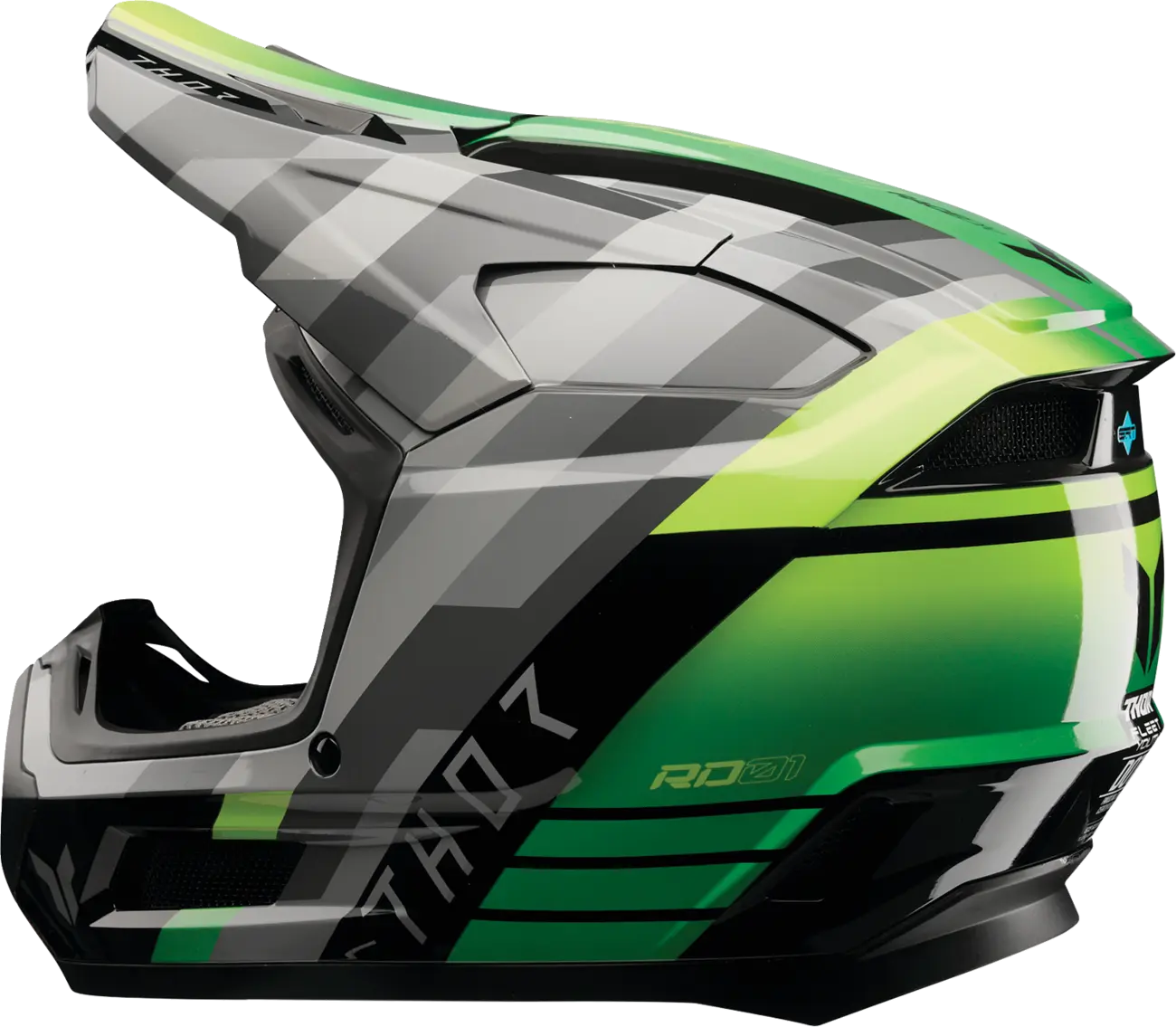 Casco THOR Fleet Infantil Camber Gris Verde