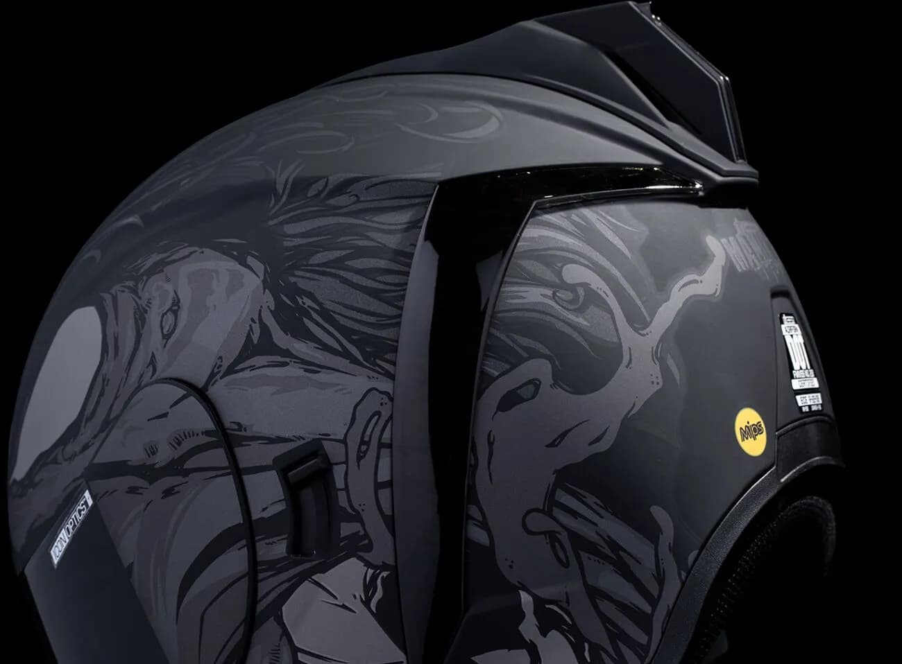 Casco ICON Airflorm MIPS Manik'RR Negro