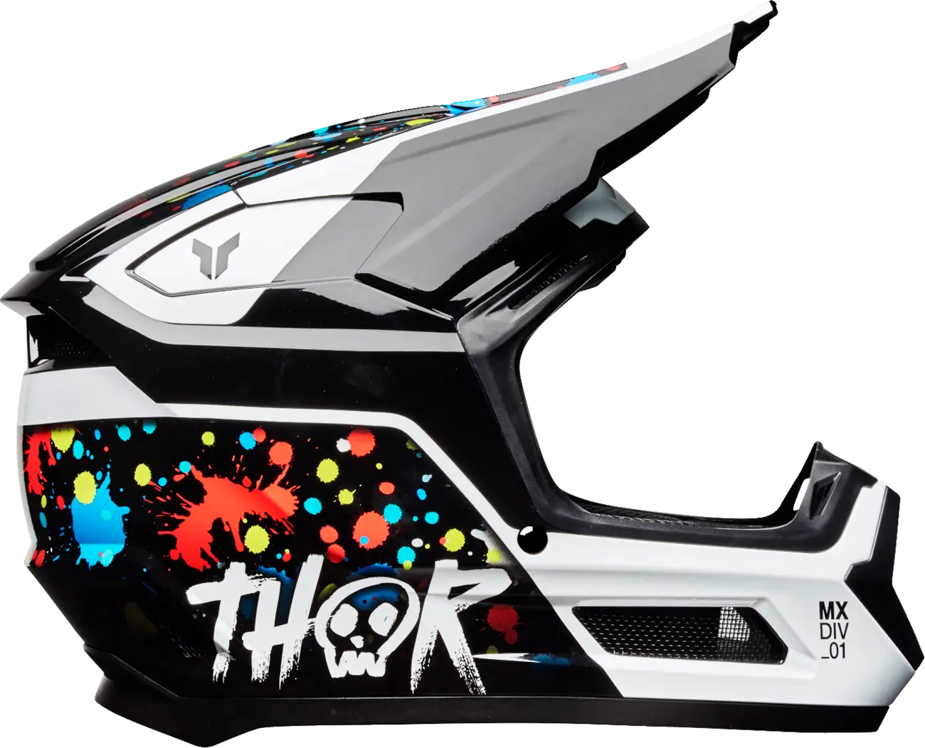Casco THOR Fleet Infantil Splat Negro