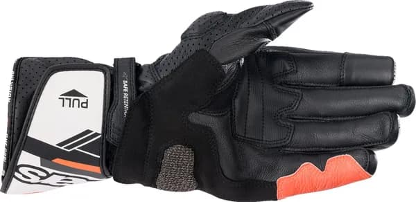 Guantes Alpinestars SP-8 V3 Negro Blanco Rojo Fluo