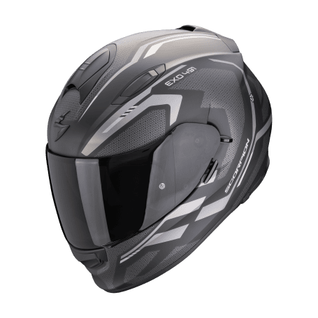 Casco Scorpion EXO-491 Kripta Negro Gris Mate image_1