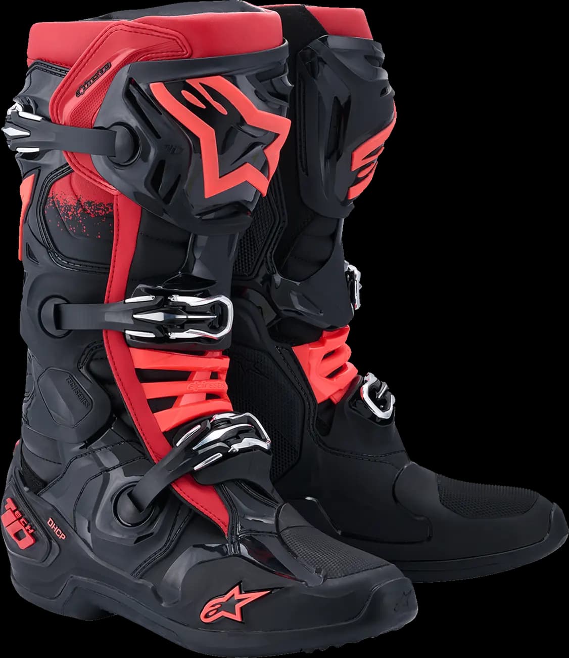 Botas Alpinestars Tech 10 Negro Rojo 2010020-13 image_1