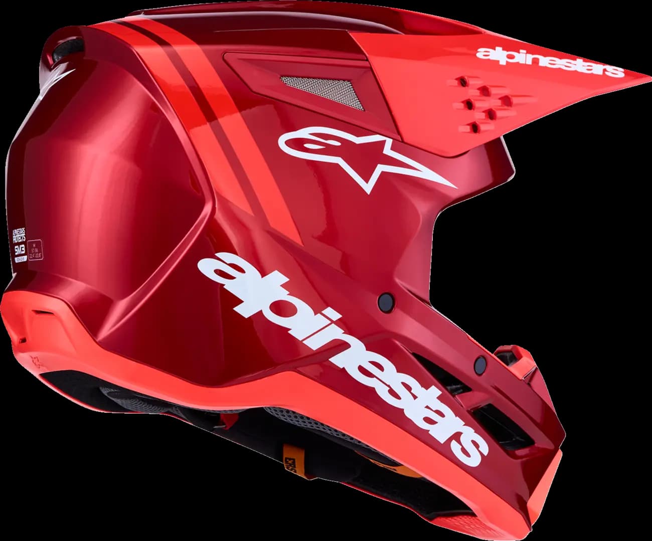 Casco Alpinestars S-M3 Radium Rojo Casco Alpinestars S-M3 Radium Rojo
