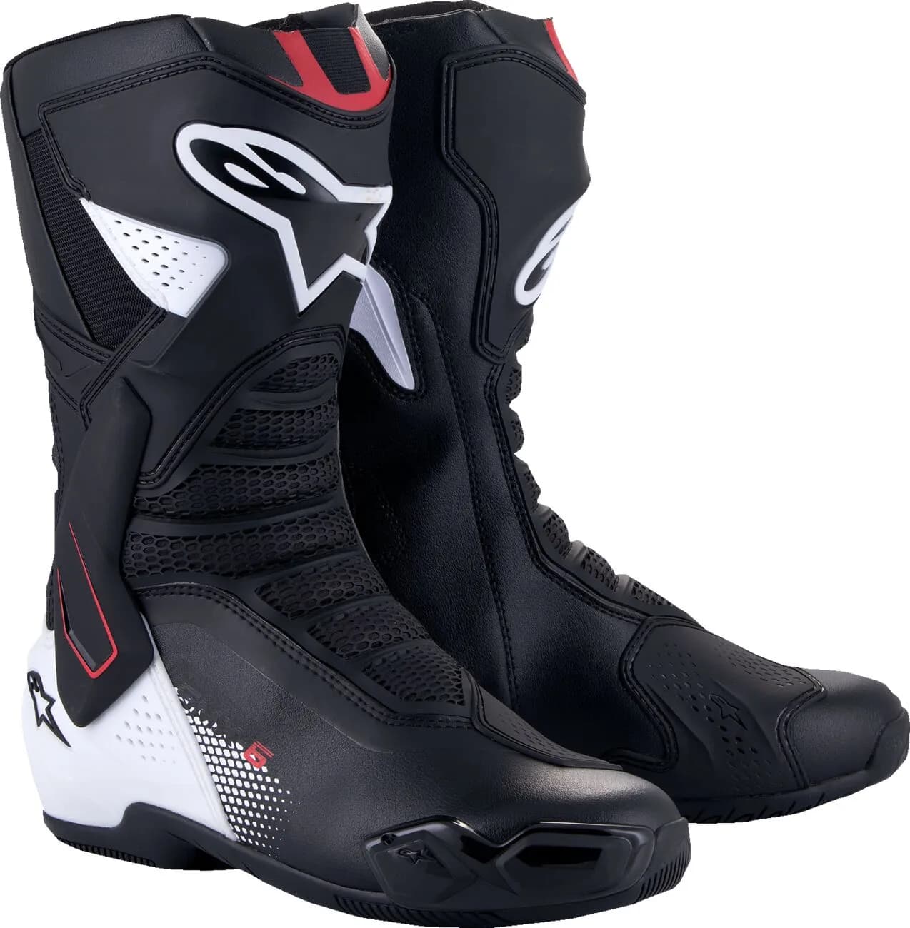 Botas Alpinestars SMX-6 V3 Negro Blanco Rojo image_1