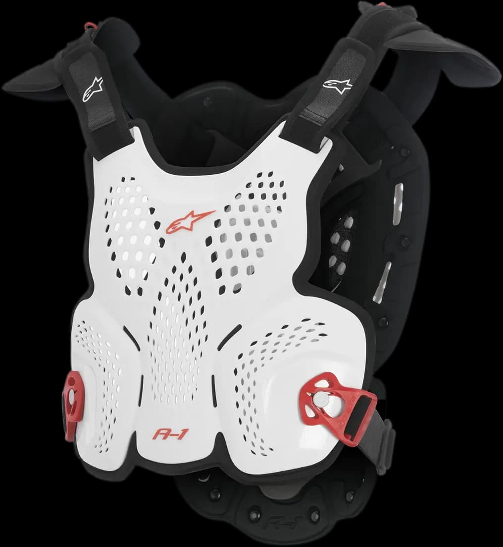 Protector Alpinestars A1 Blanco Negro image_1