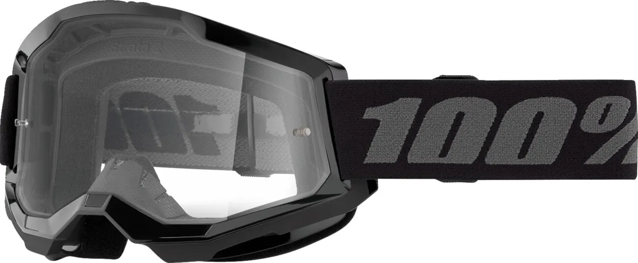 Gafas 100% Strata-2 Infantil Negro Transparente image_1