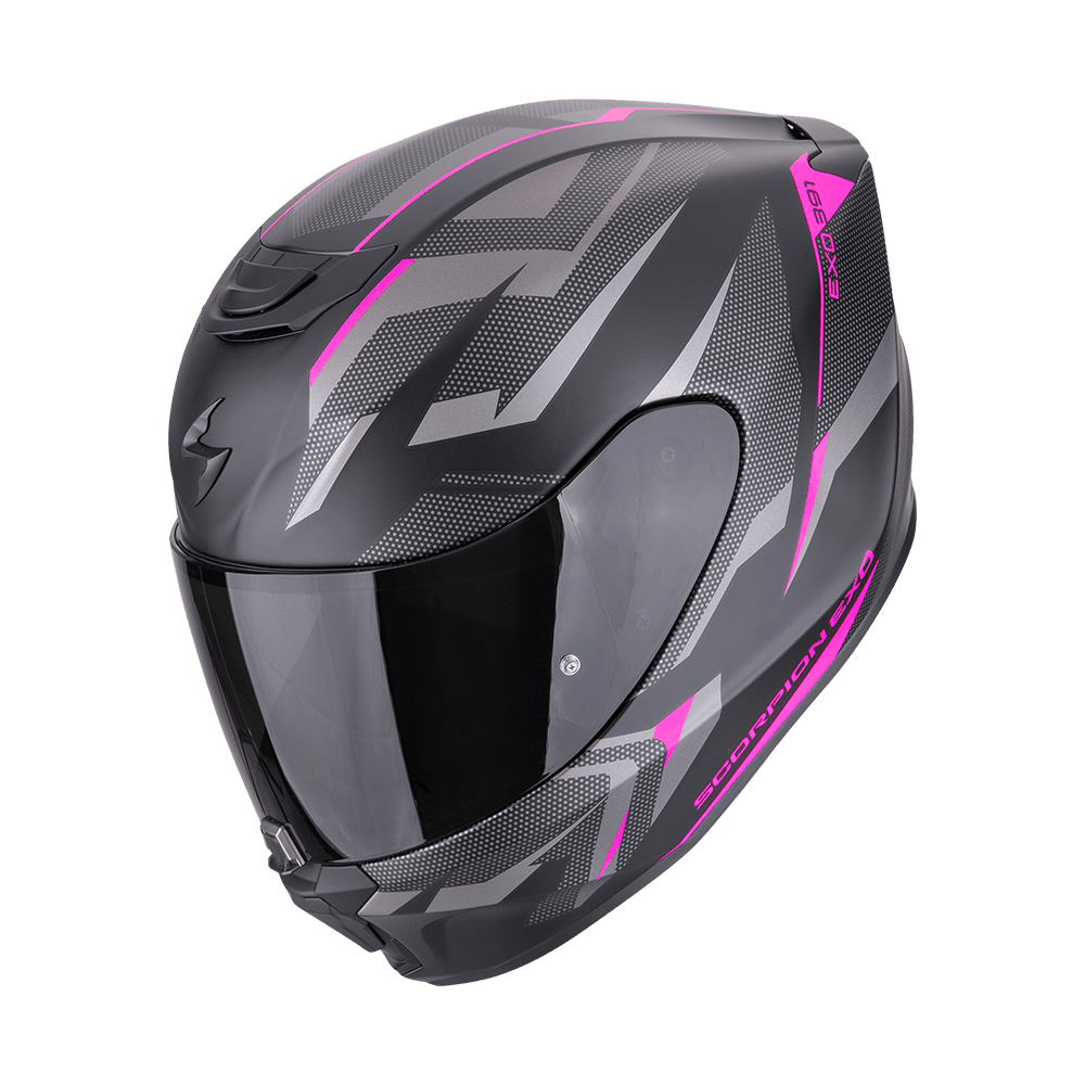 Casco Scorpion EXO-391 Aaxo Negro Rosa Mate image_1