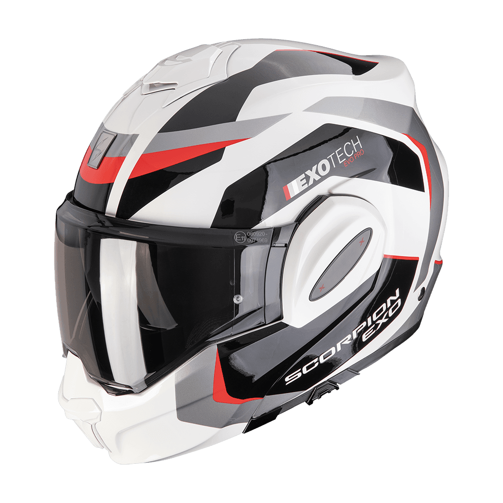 Casco Scorpion EXO-TECH Evo Pro Acuti Gris Negro R image_1